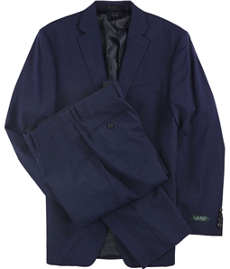 Ralph Lauren Mens Double Windowpane Two Button Formal Suit