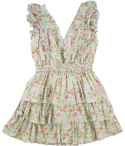 Love The Label Womens Ruffle Tiered Dress