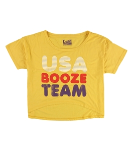 Local Celebrity Womens USA Booze Team Graphic T-Shirt