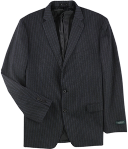 Ralph Lauren Mens Pin Two Button Blazer Jacket