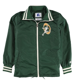 STARTER Mens Green Bay Packers Bomber Jacket