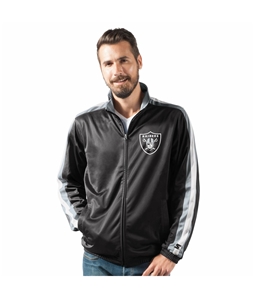 STARTER Mens Las Vegas Raiders Track Jacket Sweatshirt