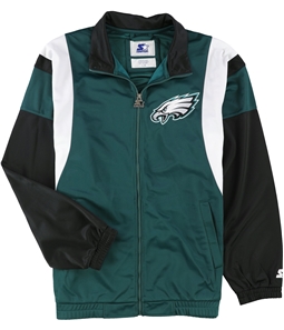 STARTER Mens Philadelphia Eagles Track Jacket Sweatshirt