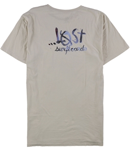 Lost International LLC Mens Washed Out Graphic T-Shirt