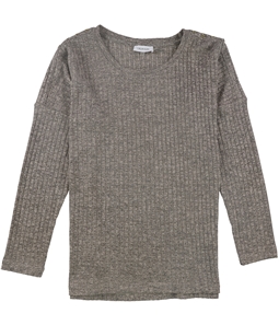 Calvin Klein Womens Button Accent Pullover Sweater