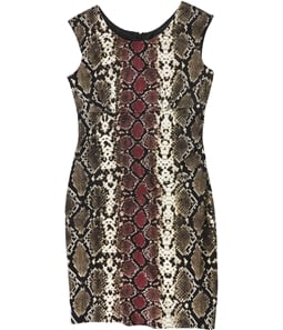 Calvin Klein Womens Snake Print Bodycon Dress
