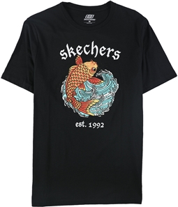 Skechers Mens Koi Wave Graphic T-Shirt