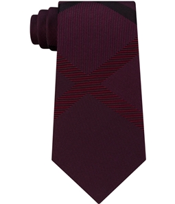 Kenneth Cole Mens Cross Panel Self-tied Necktie
