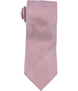 Kenneth Cole Mens Fine Texture Grid Self-tied Necktie