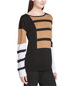 Calvin Klein Womens Colorblocked Knit Sweater
