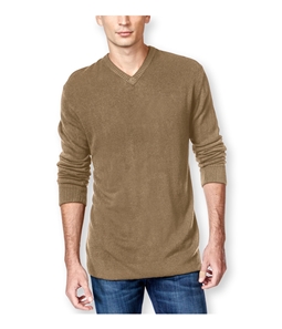 Tricots St Raphael Mens Solid Textured Chest Pullover Sweater