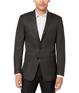 Calvin Klein Mens Textured Two Button Blazer Jacket