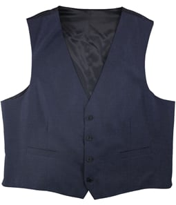 Calvin Klein Mens Solid Four Button Vest