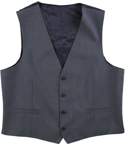 Calvin Klein Mens Check Four Button Vest