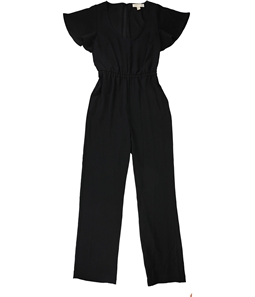 Michael Kors Womens Flutter Sleeve Jumpsuit