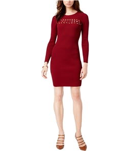 Michael Kors Womens Lace Up A-line Sheath Dress
