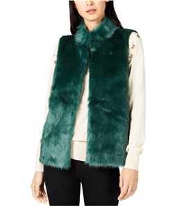 Michael Kors Womens Faux Fur Outerwear Vest