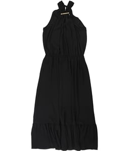 Michael Kors Womens Logo Bar Blouson Dress