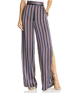 CAMI NYC Womens Striped Wide Leg Casual Trouser Pants