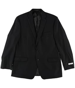 Calvin Klein Mens Solid Two Button Blazer Jacket