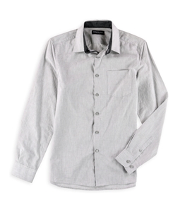 Kenneth Cole Mens Chambray Button Up Shirt