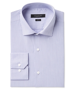Andrew Marc Mens Micro Check Button Up Dress Shirt
