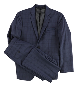 Perry Ellis Mens Portfolio Two Button Formal Suit