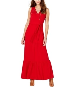 Michael Kors Womens Chain Maxi Dress