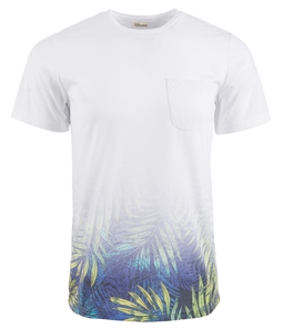 Another Influence Mens Dip Dyed Leaf Basic T-Shirt