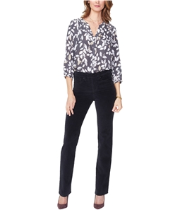 NYDJ Womens Marilyn Ponte Casual Trouser Pants