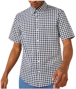 Free Assembly Mens Checkered Button Up Shirt