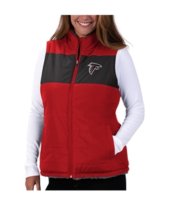 G-III Sports Womens Falcons Reversible Outerwear Vest