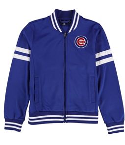 G-III Sports Womens Chicago Cubs Track Jacket Sweatshirt