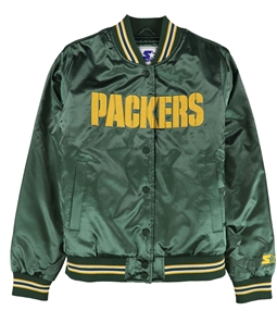 STARTER Womens Green Bay Packers Varsity Jacket