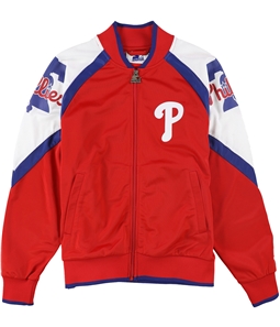 STARTER Womens Philadelphia Phillies Track Jacket Sweatshirt