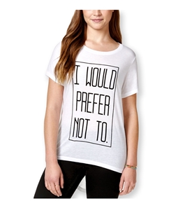 Freeze CMI Inc. Womens Prefer Not To Graphic T-Shirt