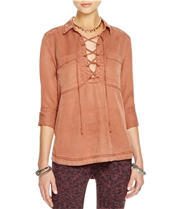 Free People Womens Under Your Spell Pullover Blouse