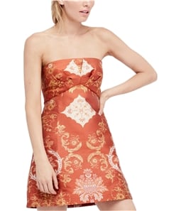 Free People Womens Patterned A-line Dress