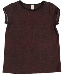 Free People Womens Printed Clare Basic T-Shirt