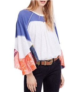 Free People Womens Friday Fever Pullover Blouse