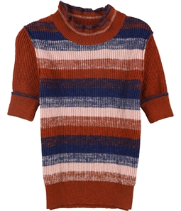 Free People Womens Striped Pullover Sweater
