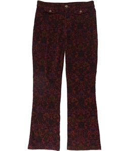 Free People Womens Tailored Flare Casual Cropped Pants