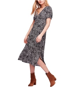 Free People Womens Looking for Love Midi Dress