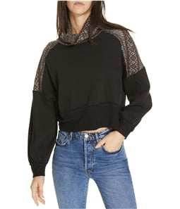 Free People Womens At the Lodge Pullover Sweater