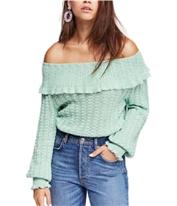 Free People Womens Crazy in Love Pullover Sweater