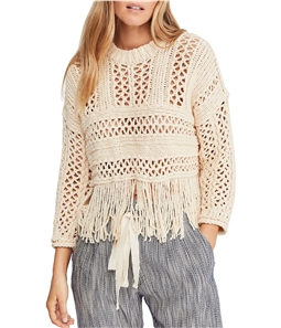 Free People Womens Higher Love Pullover Sweater