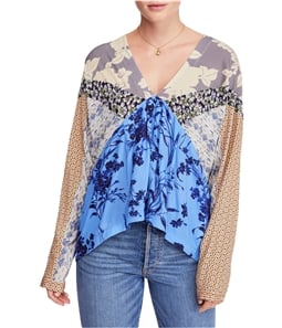 Free People Womens Aloha State of Mind Pullover Blouse