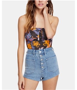 Free People Womens Tropical Tube Top
