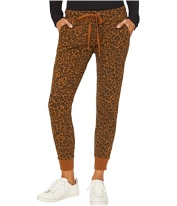Sanctuary Clothing Womens Leopard Casual Jogger Pants