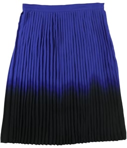 DKNY Womens Ombre Pleated Skirt